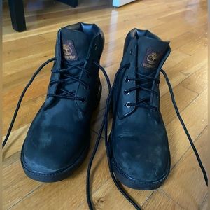 Black Timberland Snow Boots